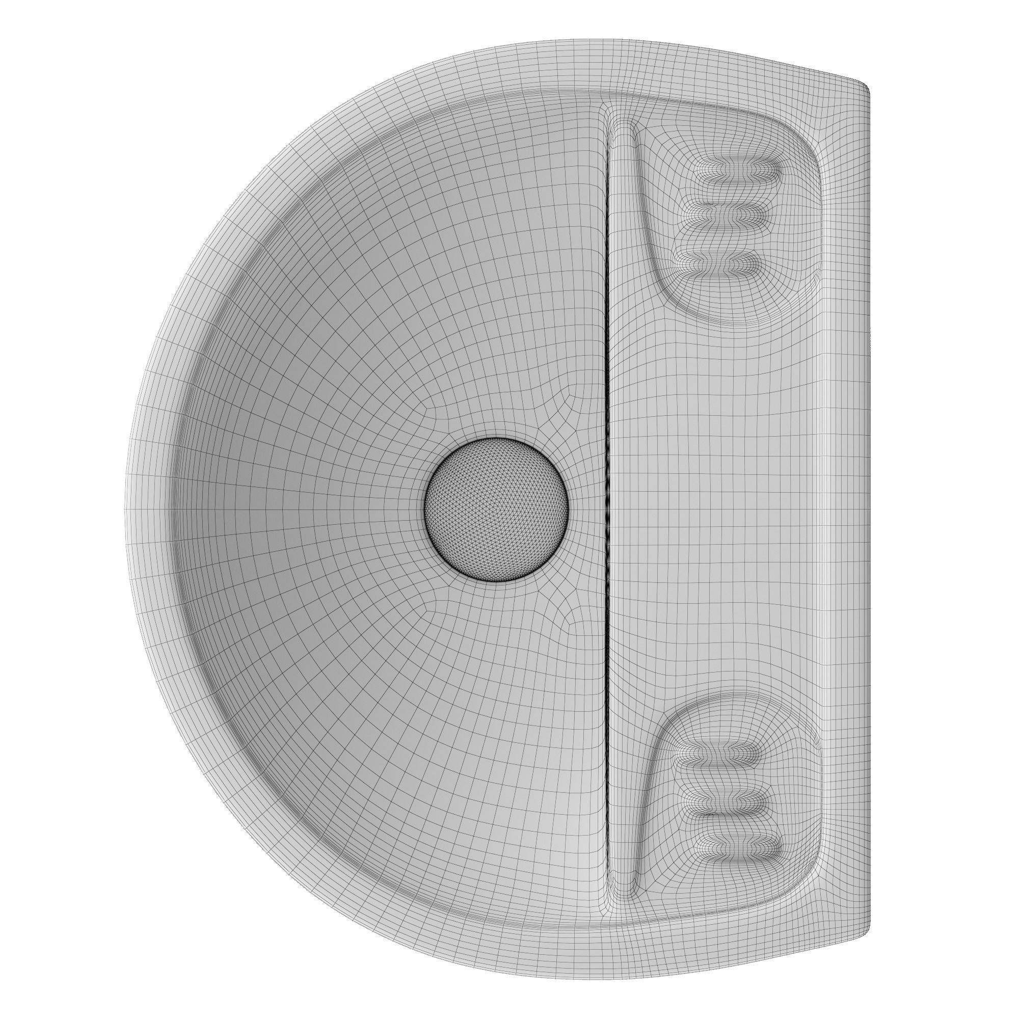 TableTop WashBasin in semi circle shape Modeled in 3ds max 3D model_8