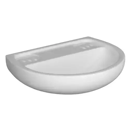 TableTop WashBasin in semi circle shape Modeled in 3ds max 3D model TableTop WashBasin in semi circle shape Modeled in 3ds max 3D model