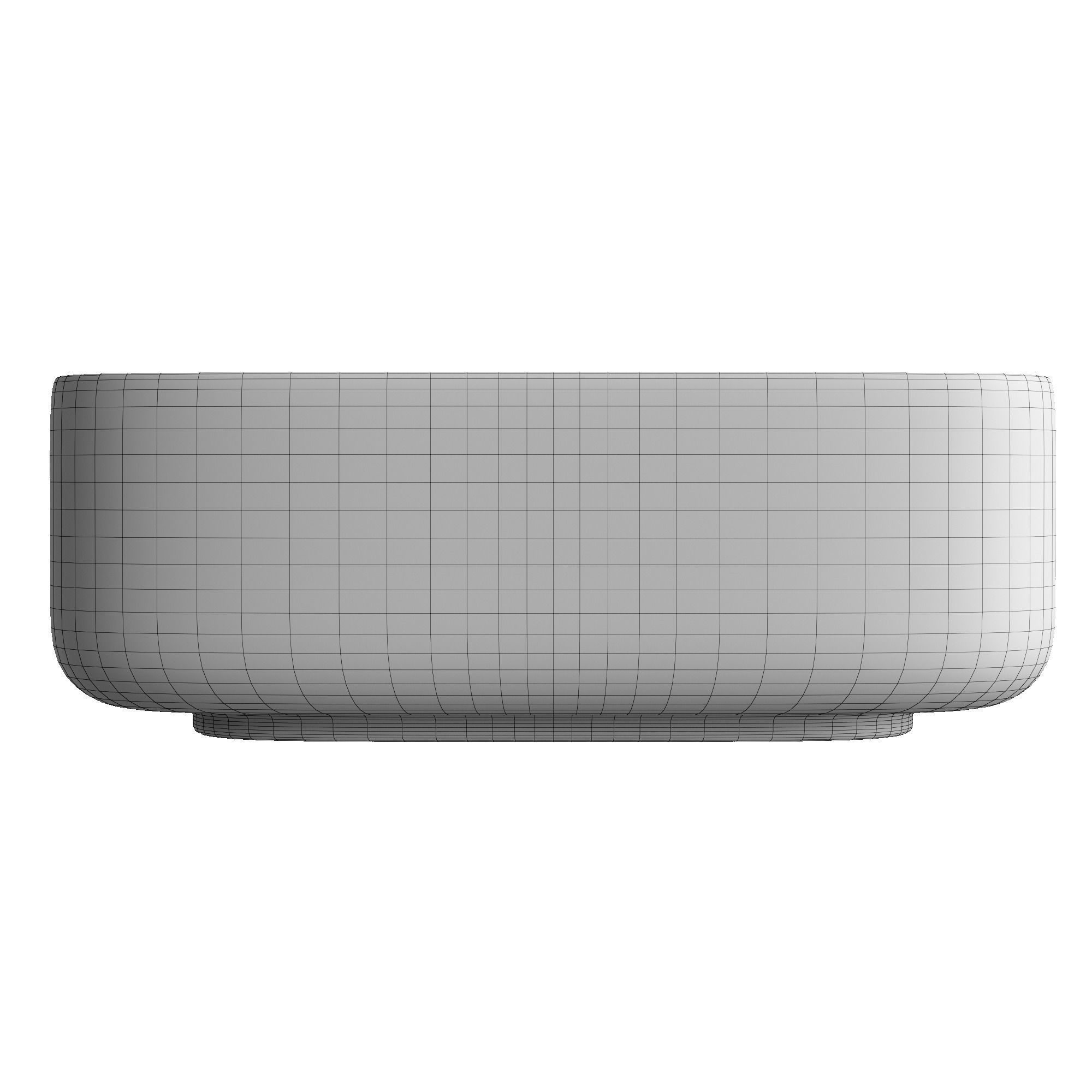 Table Top Wash Basin in Square shape Modeled in 3ds max 3D model_6