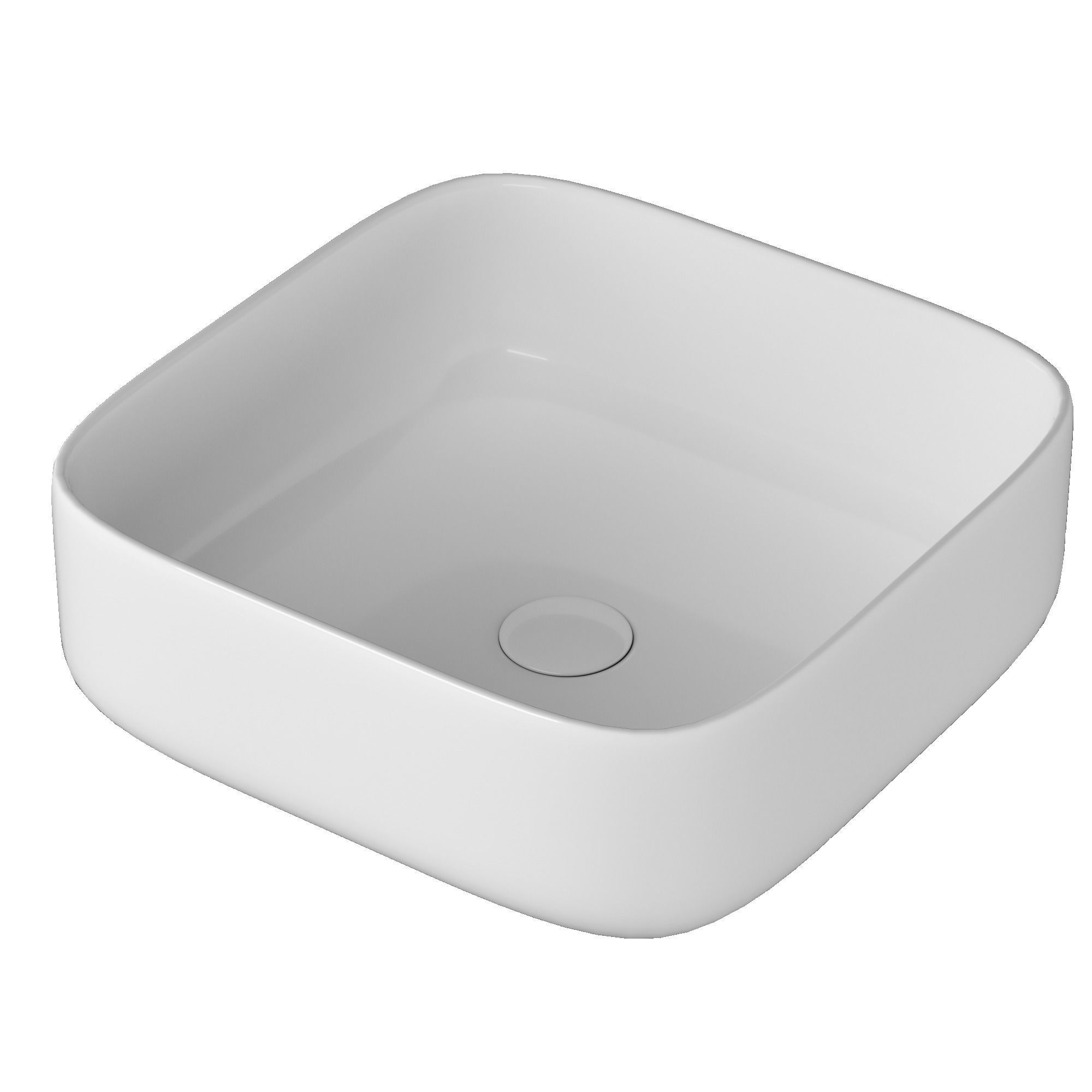 Table Top Wash Basin in Square shape Modeled in 3ds max 3D model_3