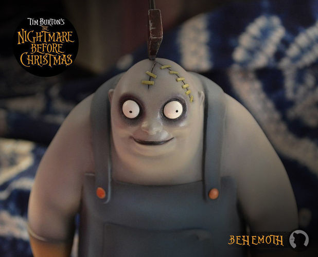 Behemoth statue of cartoon character in overalls Free 3D print model