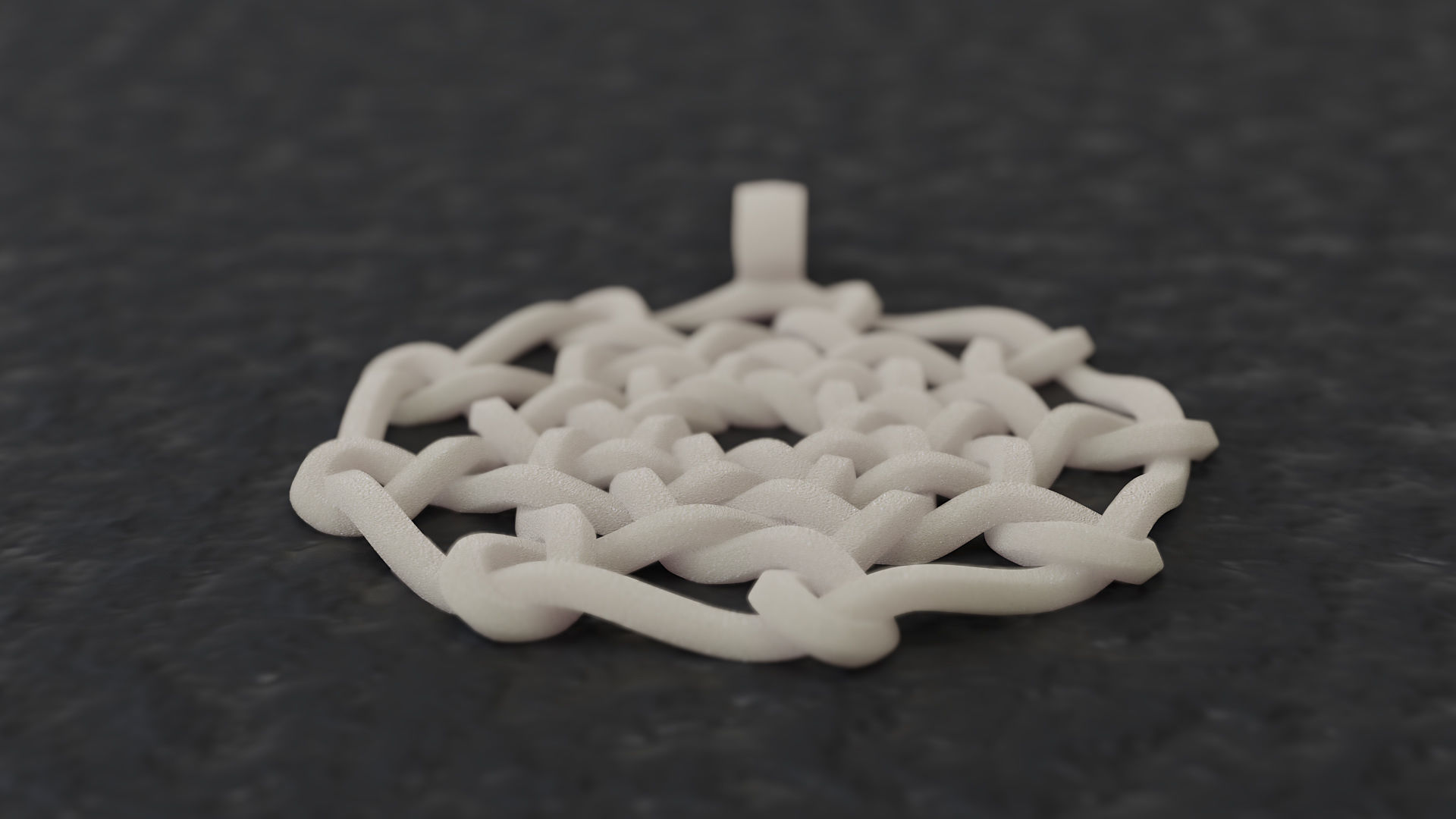 Celtic Knot Pendant 02 3D print model_3