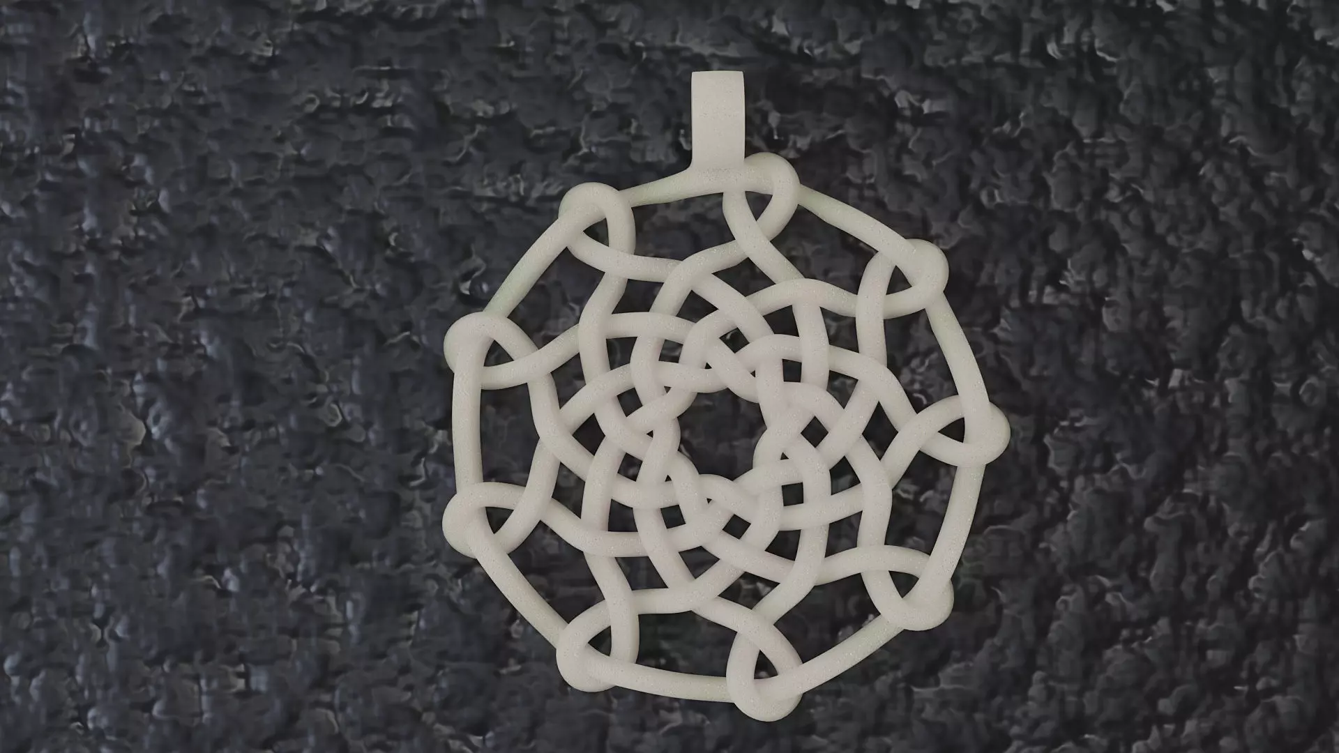 Celtic Knot Pendant 02 3D print model_0