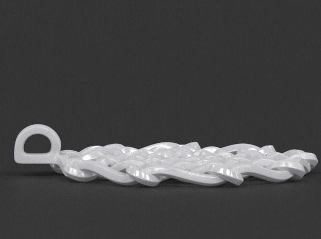 Celtic Knot Pendant 02 3D print model_6