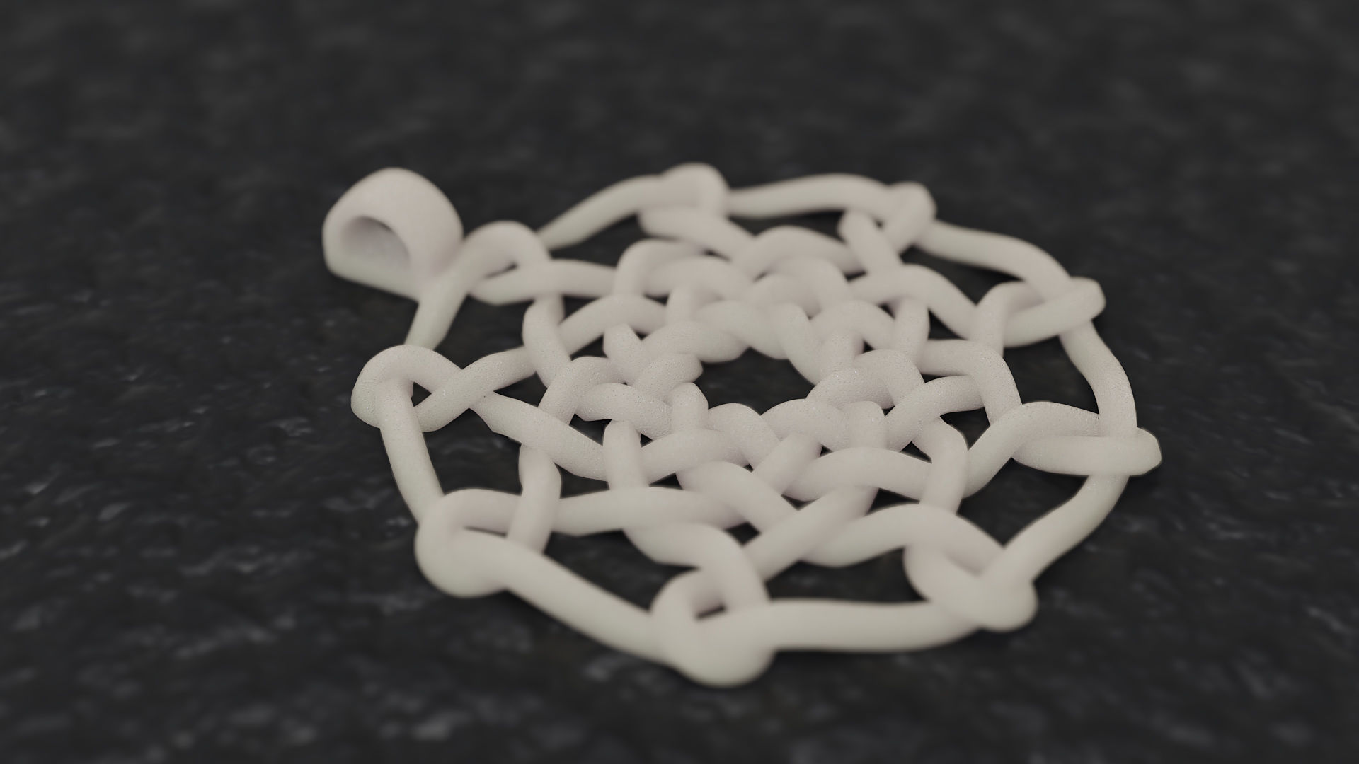 Celtic Knot Pendant 02 3D print model_1