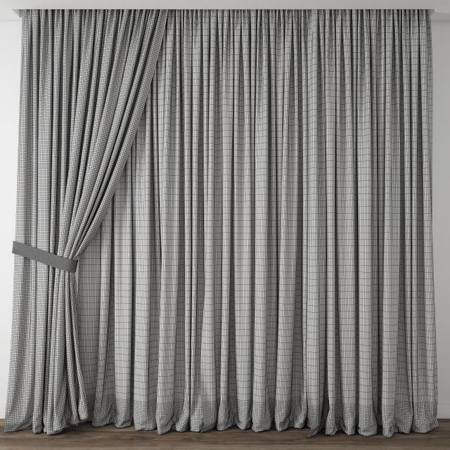 Curtain 117 3D model_4
