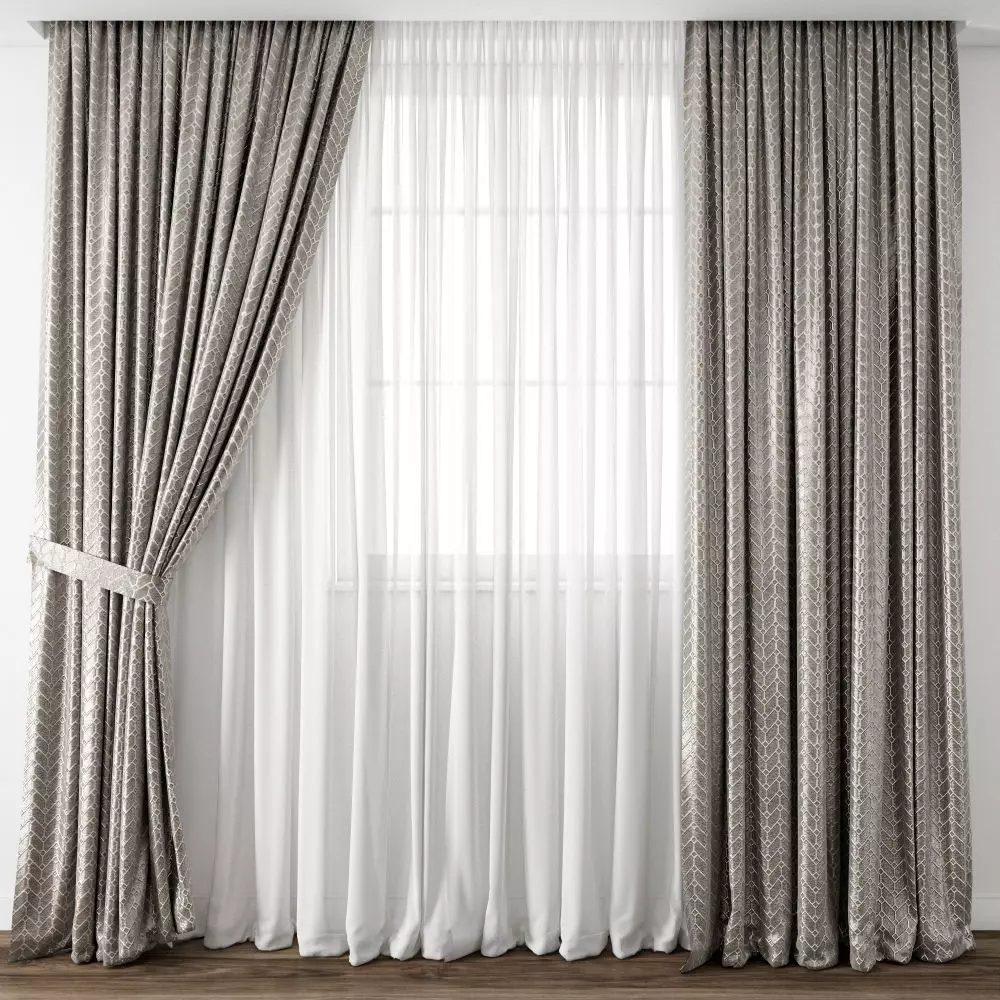 Curtain 117 3D model_0