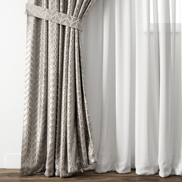 Curtain 117 3D model_3