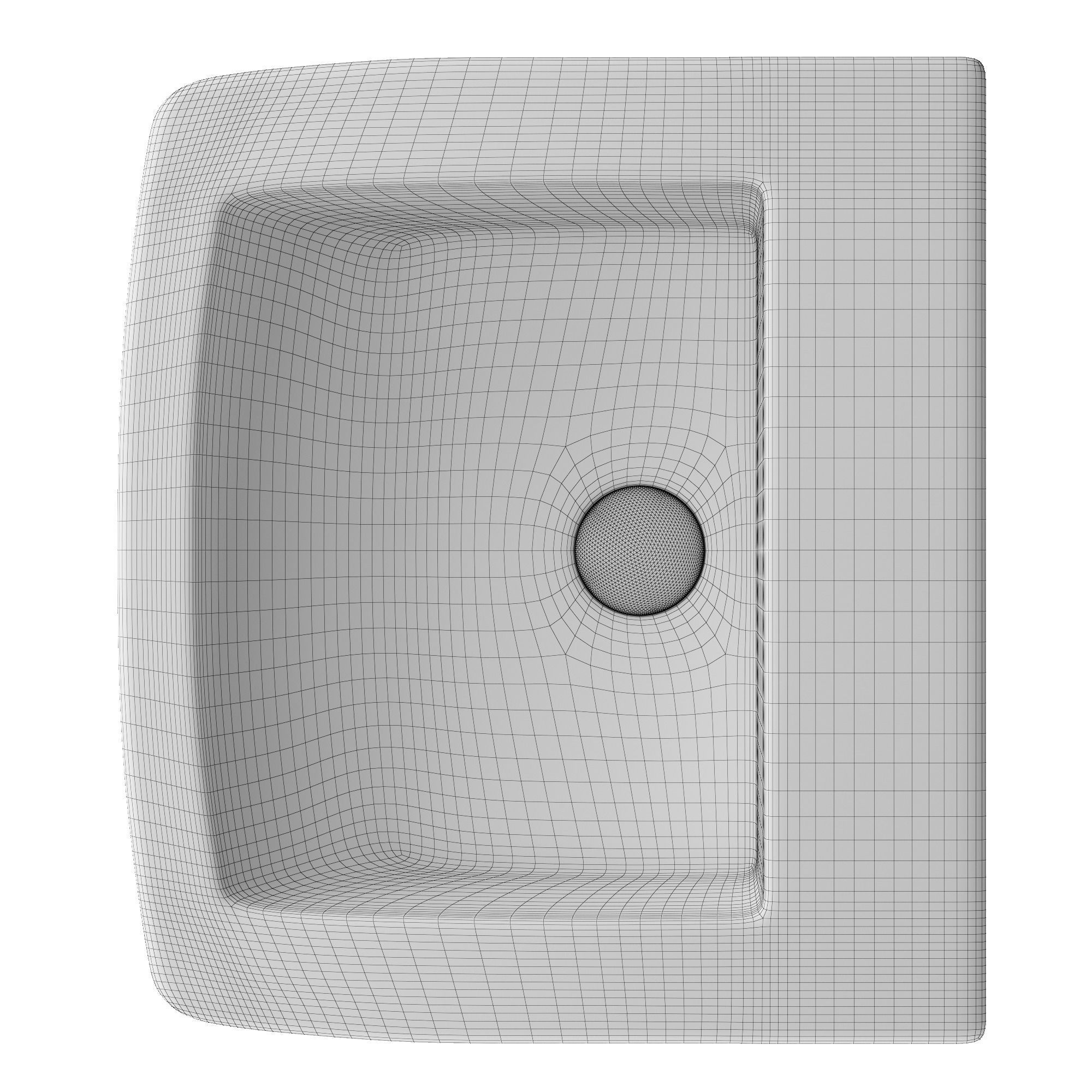 Table Top Wash Basin in rectangle shape Modeled in 3ds max 3D model_8