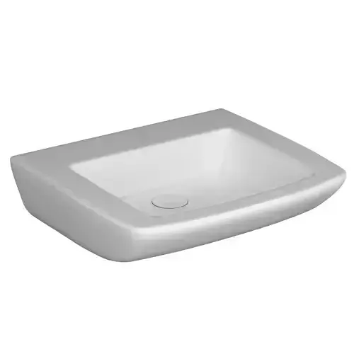 Table Top Wash Basin in rectangle shape Modeled in 3ds max 