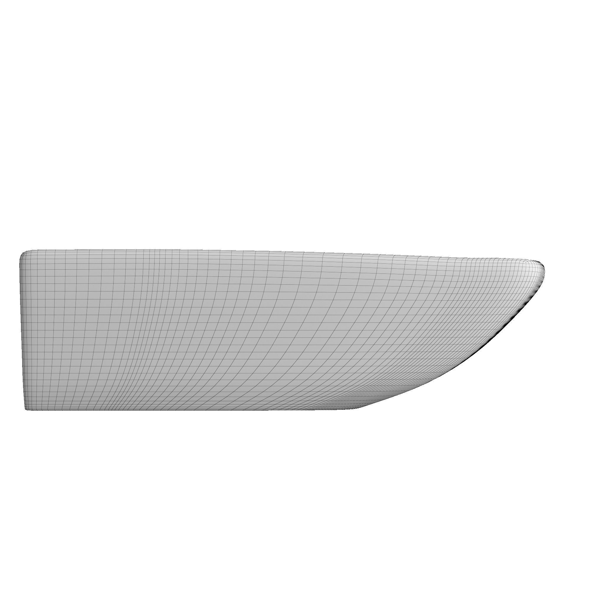 Table Top Wash Basin in rectangle shape Modeled in 3ds max 3D model_7