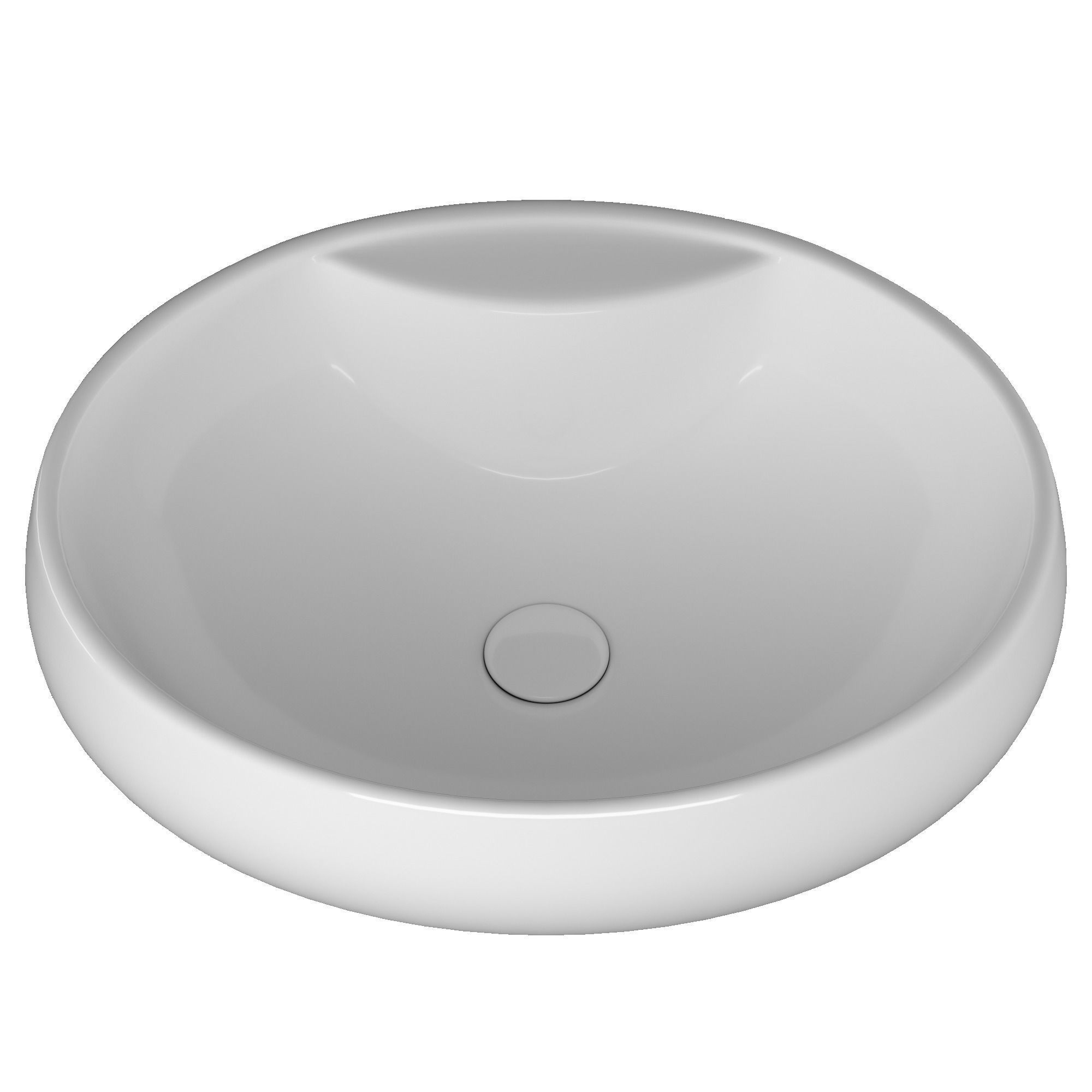 Table Top Wash Basin in Ellipse shape Modeled in 3ds max 3D model_4