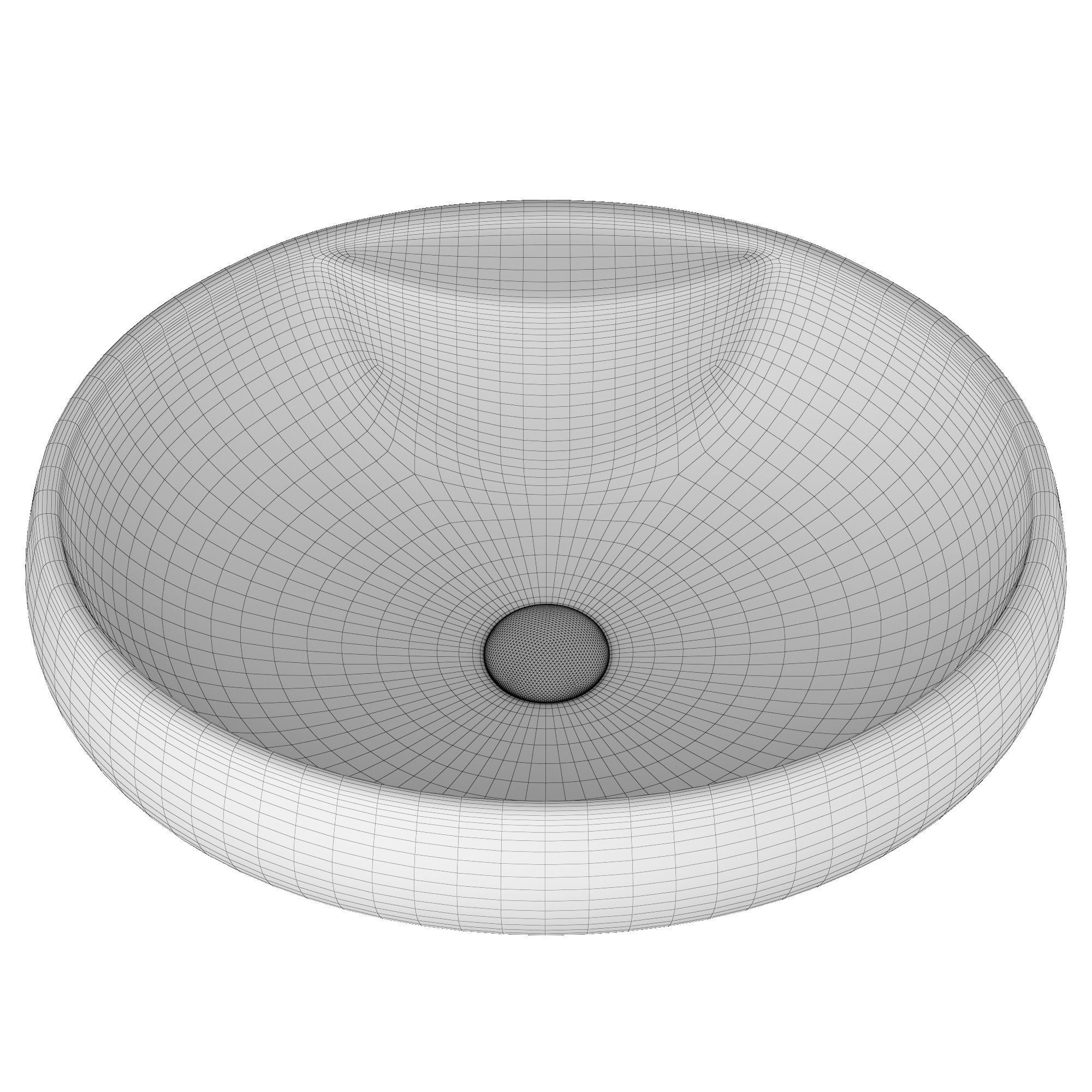 Table Top Wash Basin in Ellipse shape Modeled in 3ds max 3D model_9