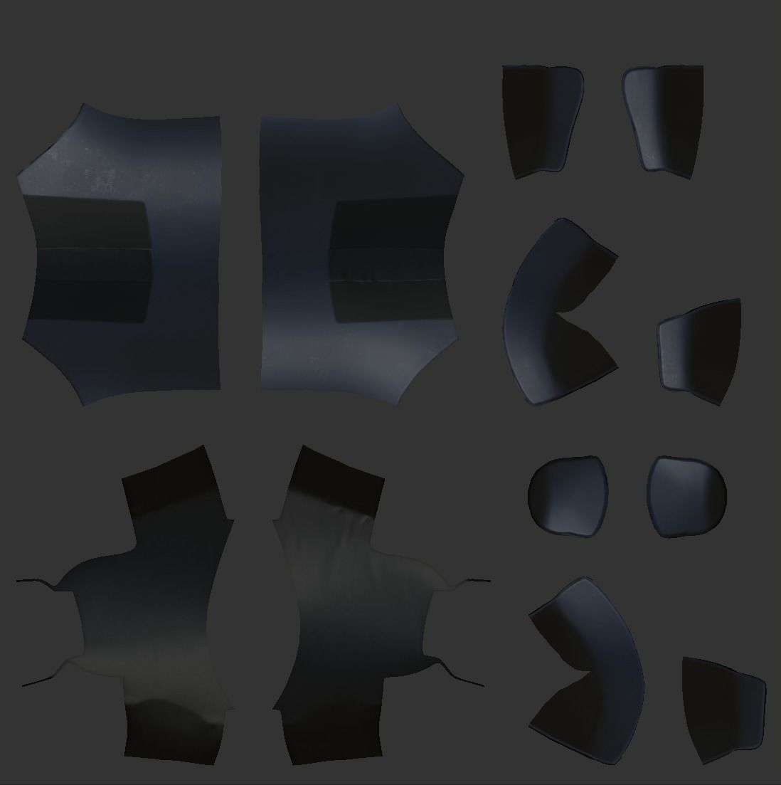 Shoe Sci-fi low-poly Low-poly 3D model_6