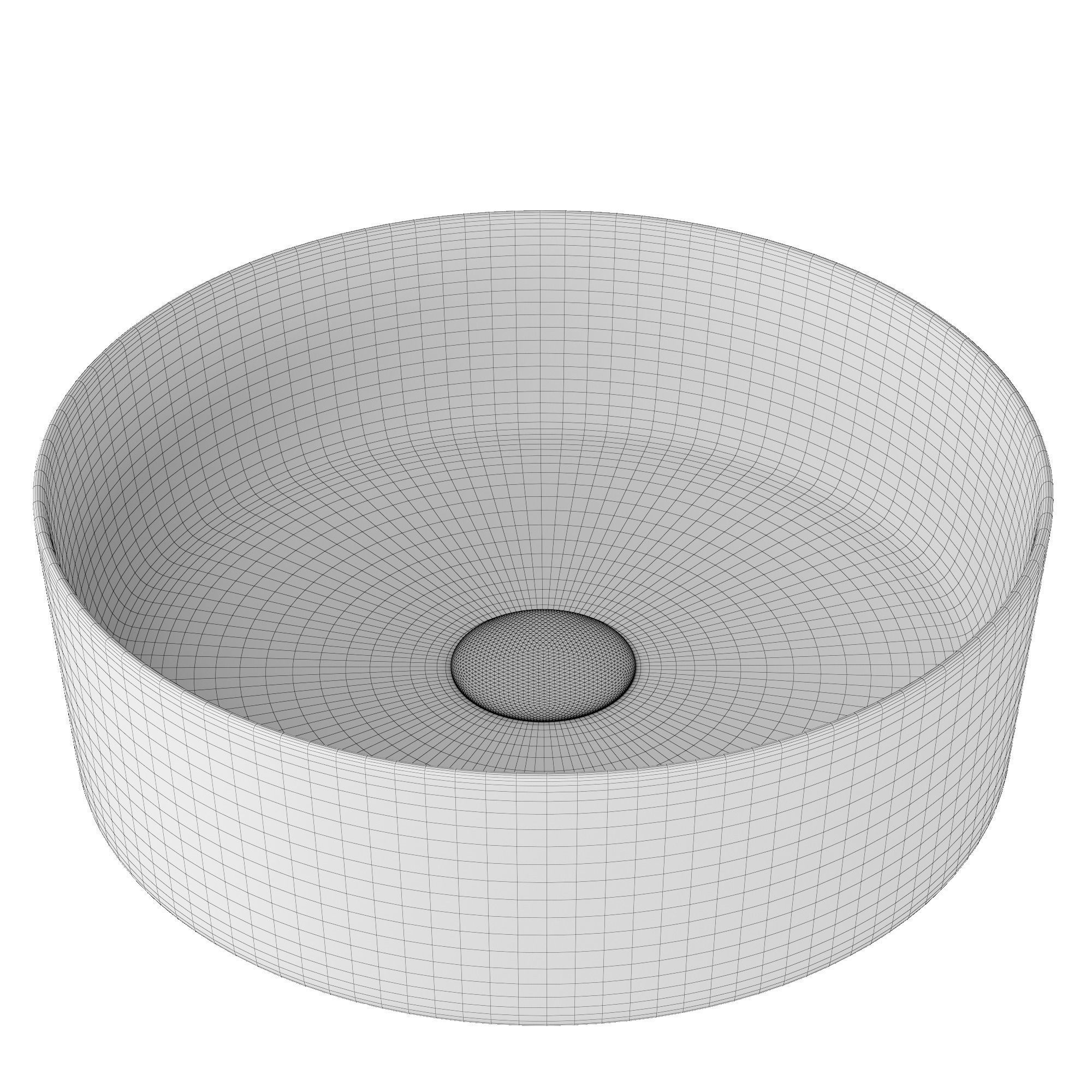 Table Top Wash Basin in circle shape Modeled in 3ds max 3D model_7
