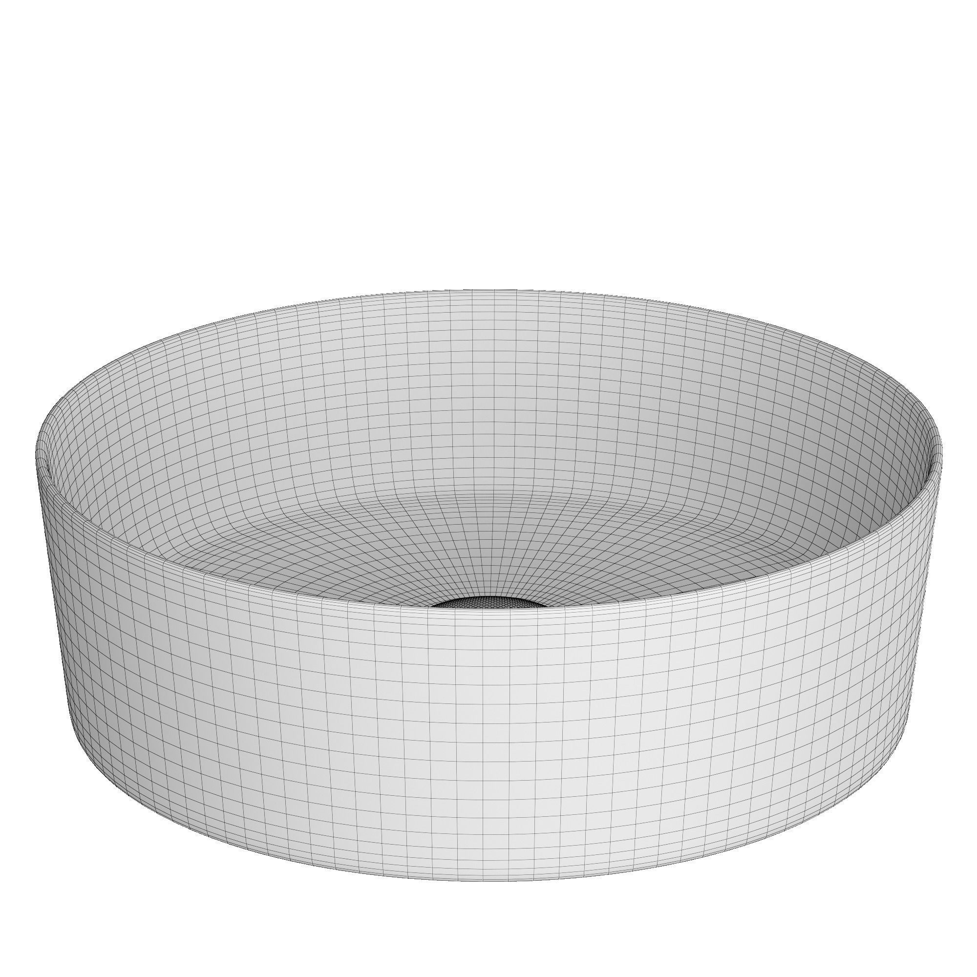 Table Top Wash Basin in circle shape Modeled in 3ds max 3D model_4