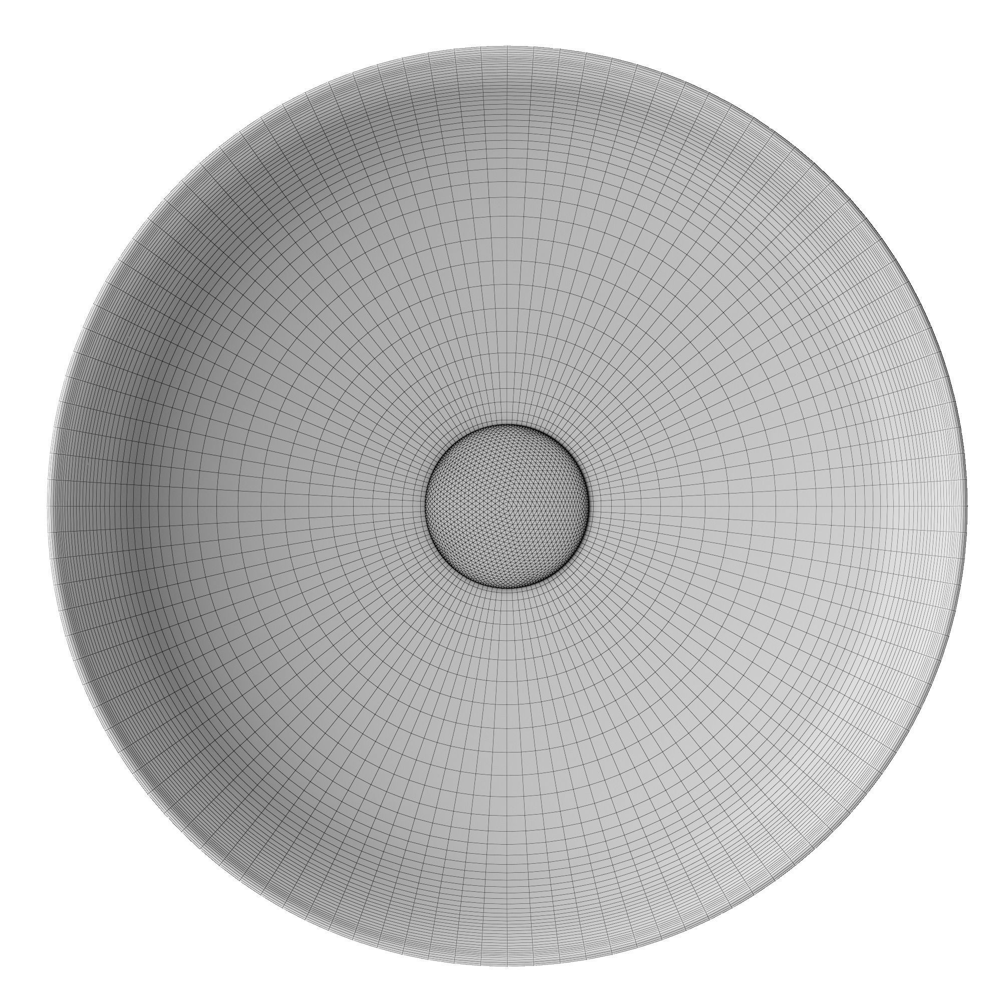 Table Top Wash Basin in circle shape Modeled in 3ds max 3D model_6