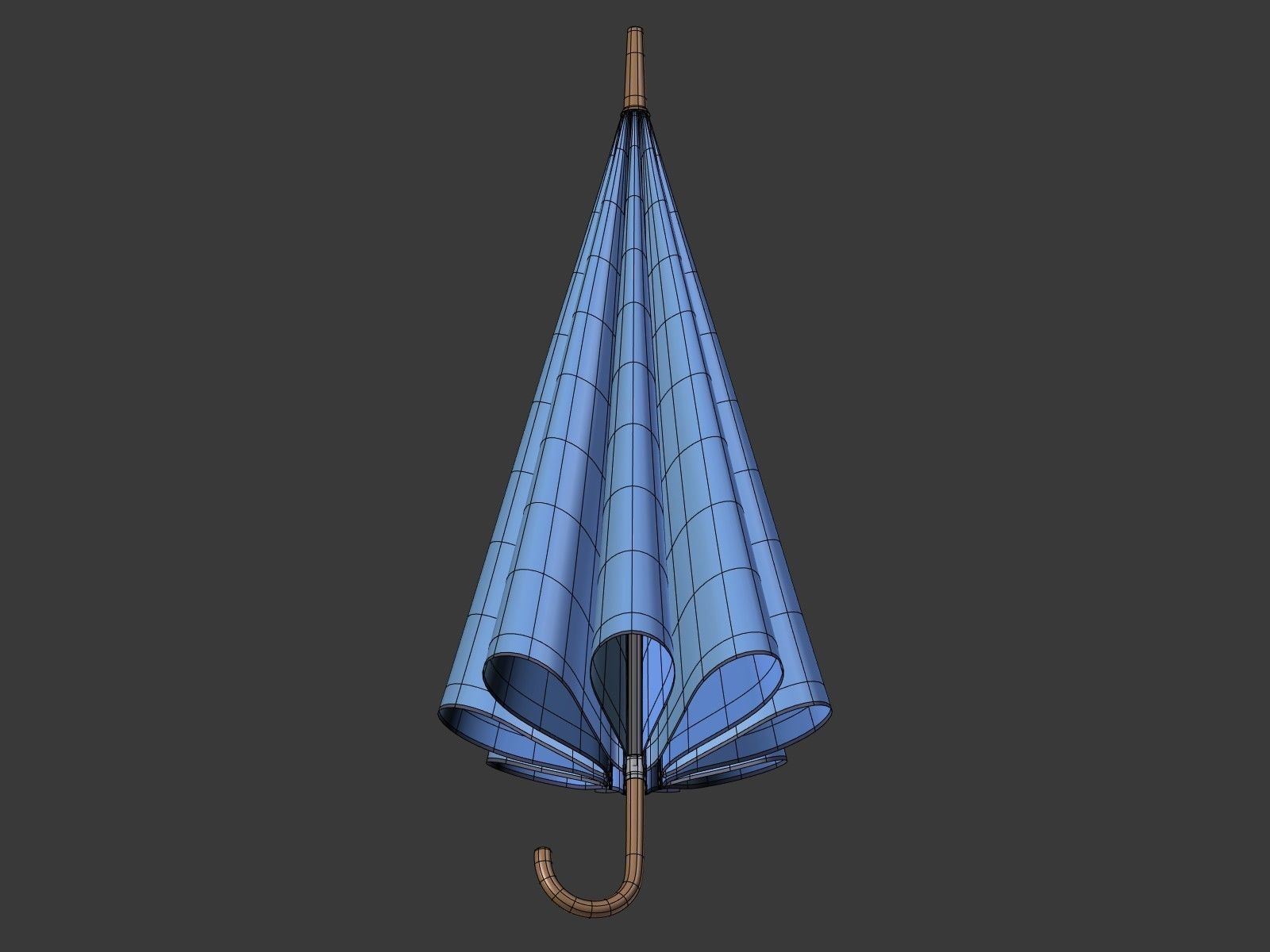 Rain Umbrellas Low-poly 3D model_13