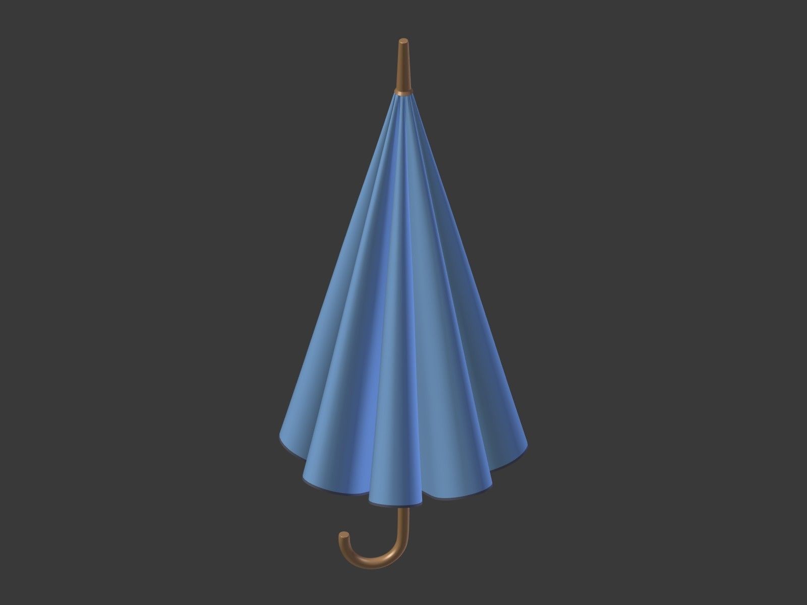 Rain Umbrellas Low-poly 3D model_12