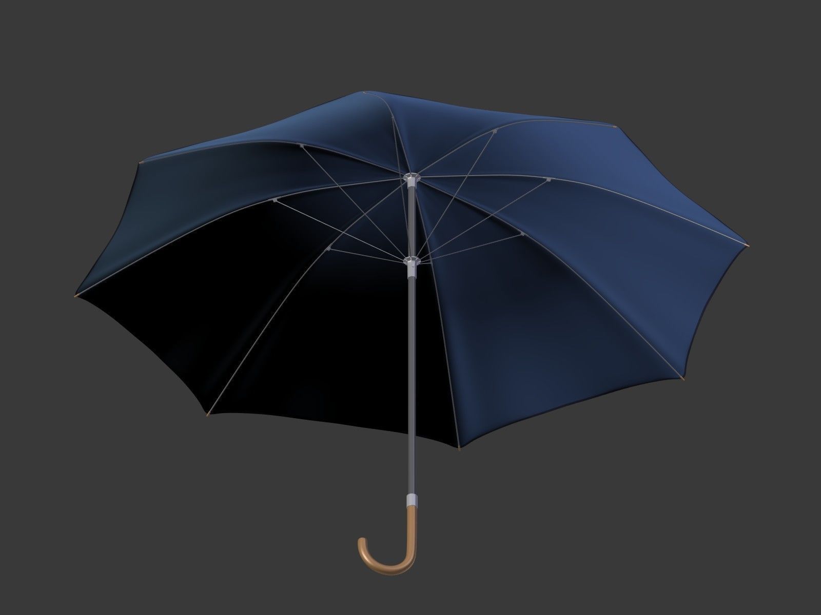 Rain Umbrellas Low-poly 3D model_5