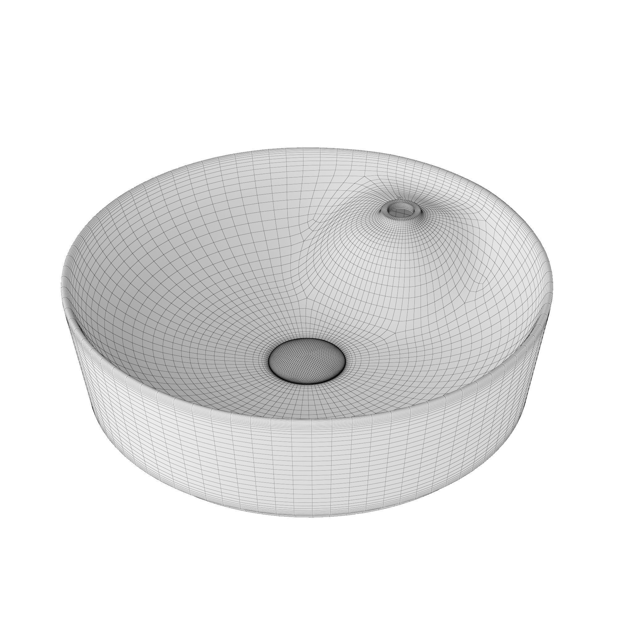 Table Top Wash Basin in circle shape Modeled in 3ds max 3D model_7