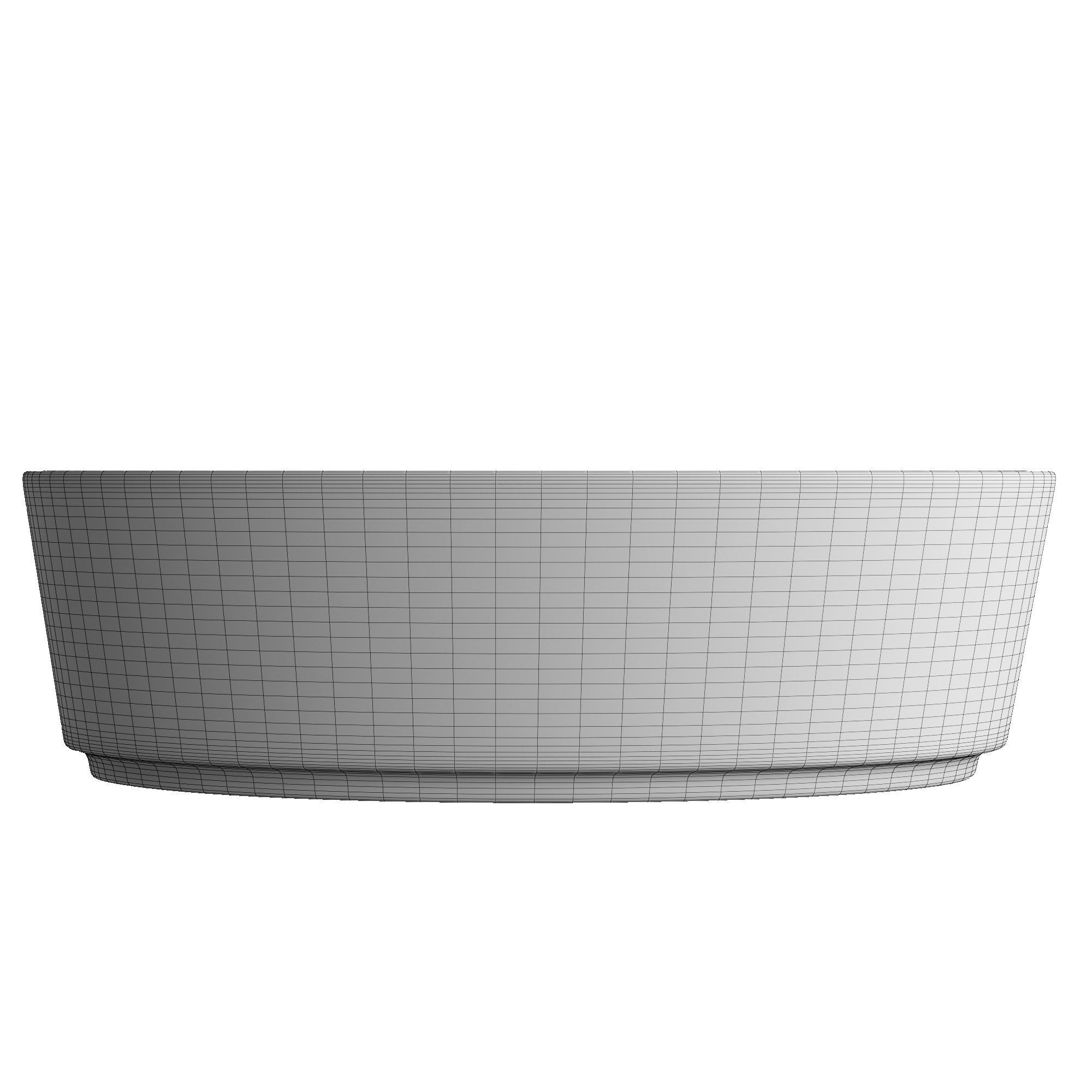 Table Top Wash Basin in circle shape Modeled in 3ds max 3D model_5