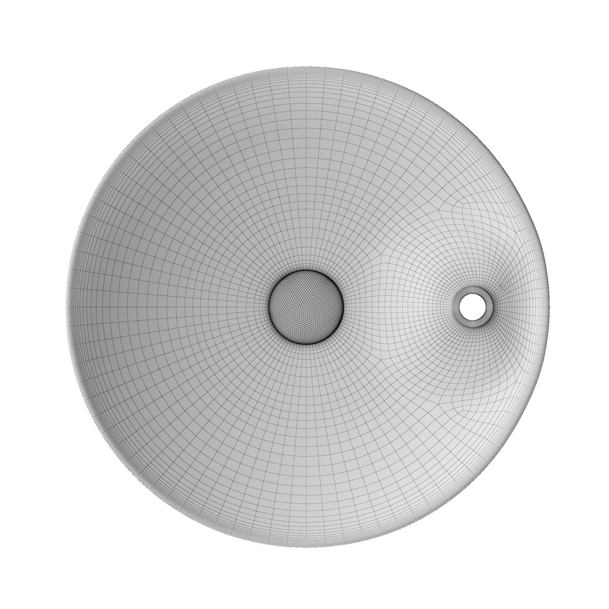 Table Top Wash Basin in circle shape Modeled in 3ds max 3D model_6