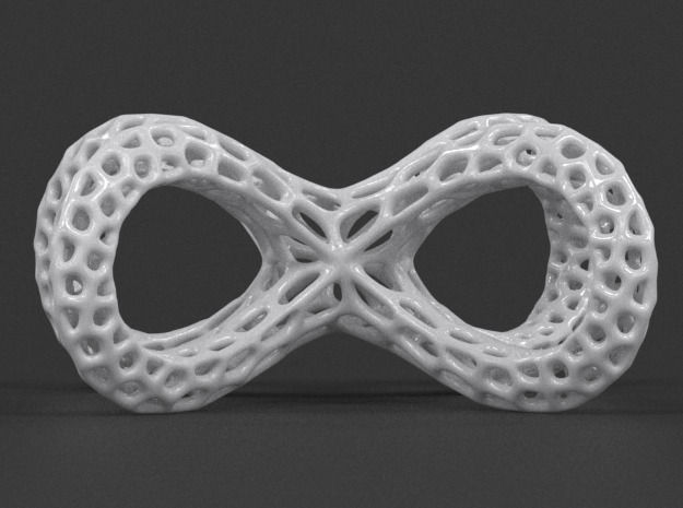 Quatrefoil Lattice Sculpture 3D print model_9