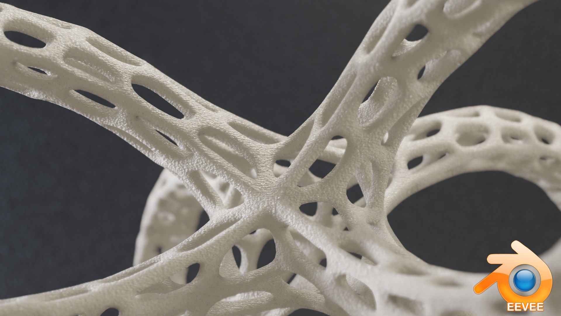 Quatrefoil Lattice Sculpture 3D print model_3