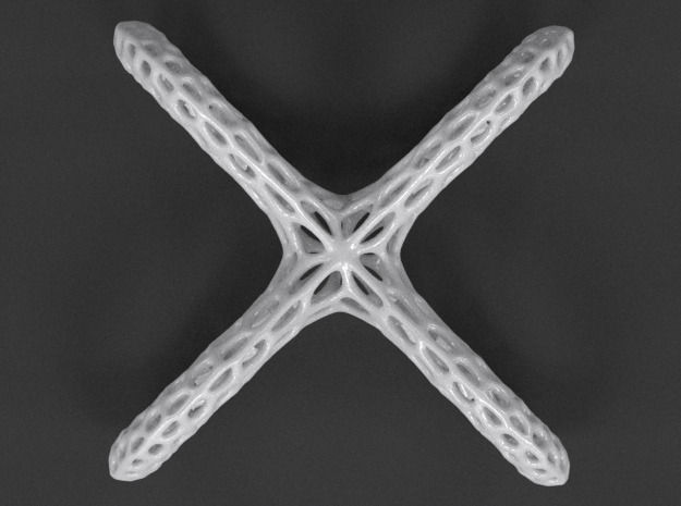 Quatrefoil Lattice Sculpture 3D print model_10