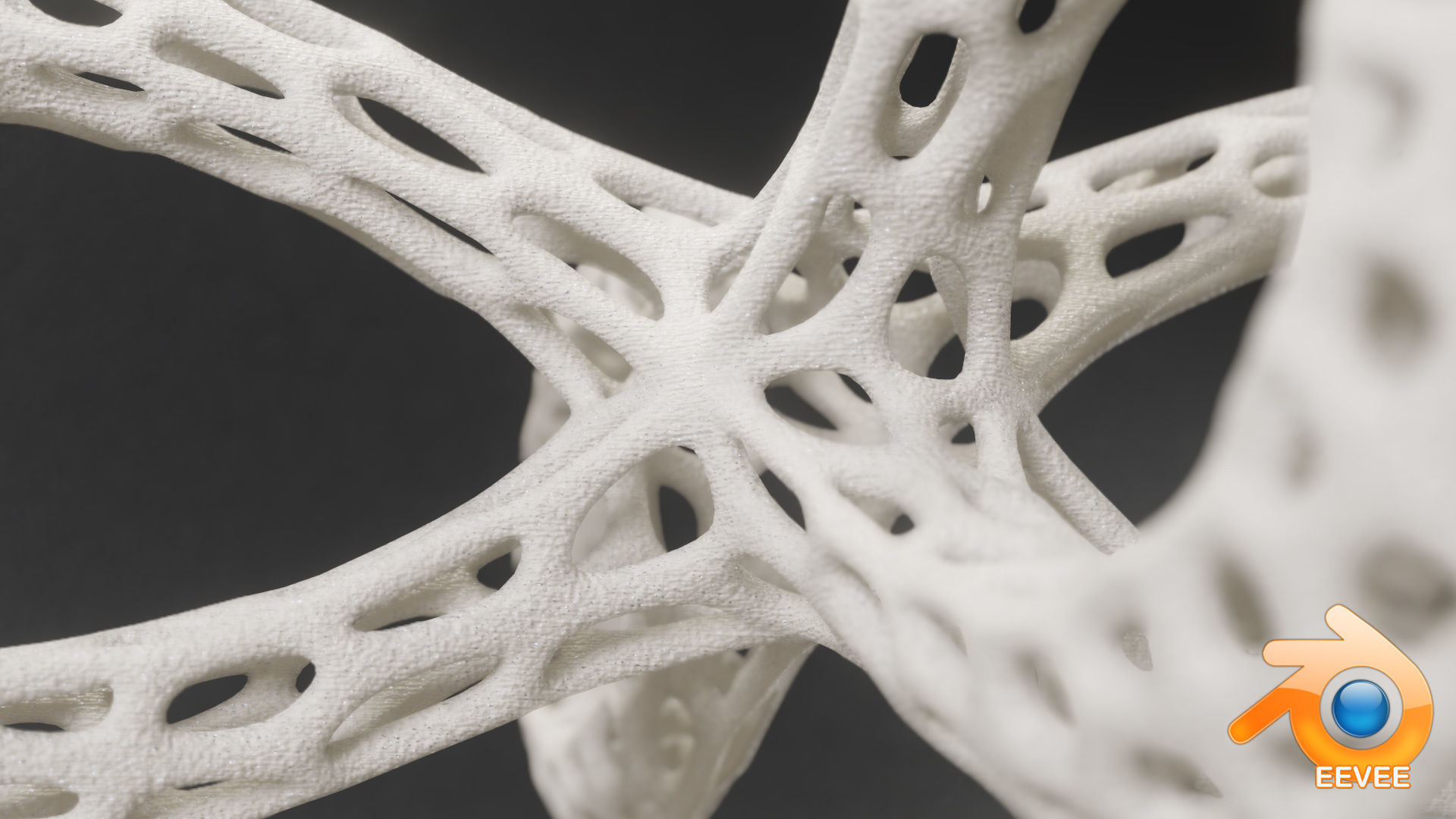 Quatrefoil Lattice Sculpture 3D print model_4