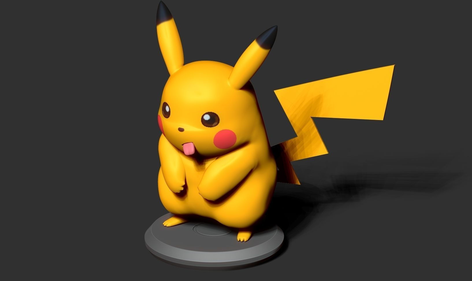 Pikachu Fanart Free 3D print model_14