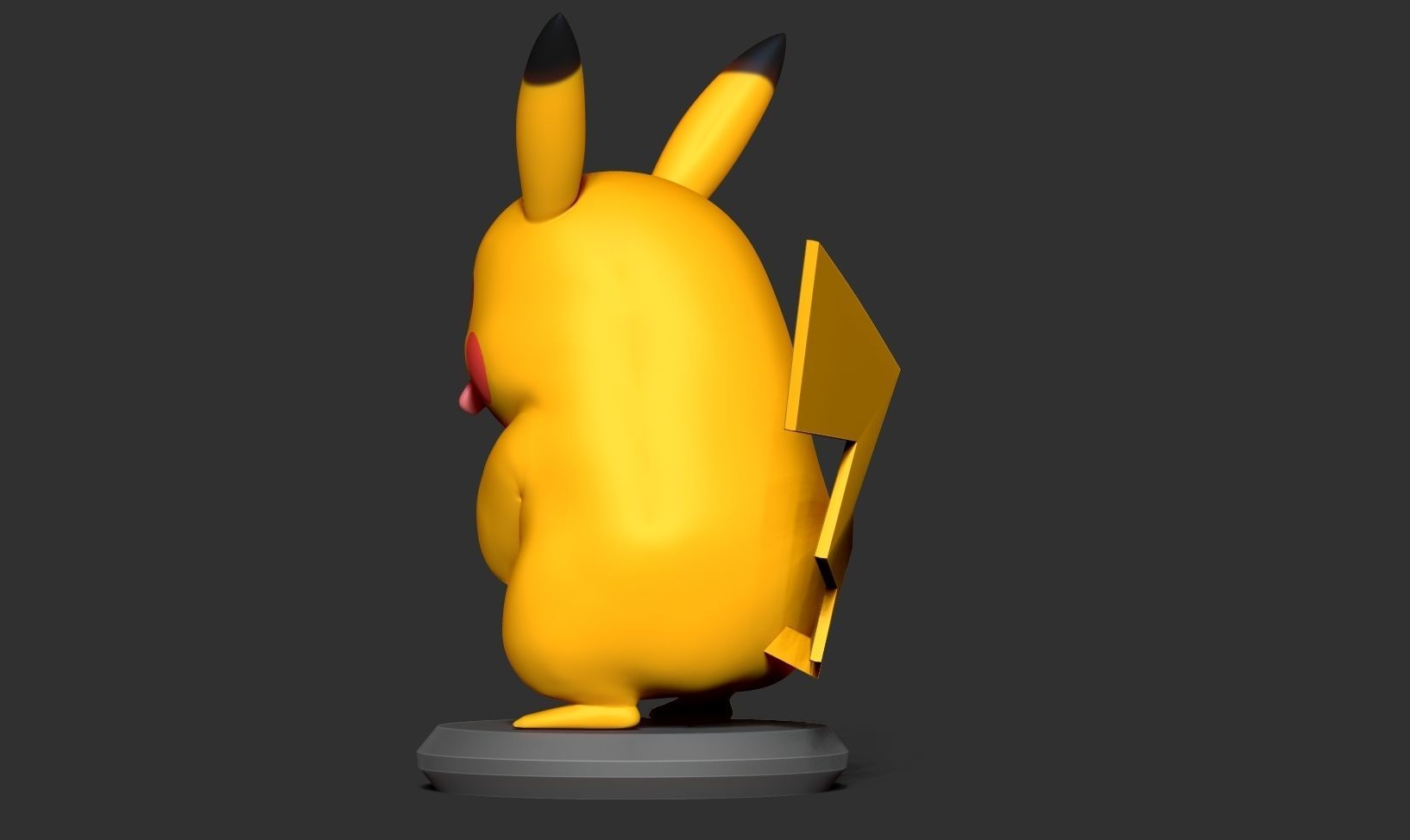 Pikachu Fanart Free 3D print model_15