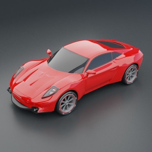 Eterox generic sports car concept 3D model_3