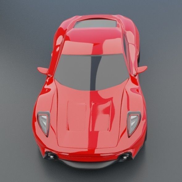Eterox generic sports car concept 3D model_5