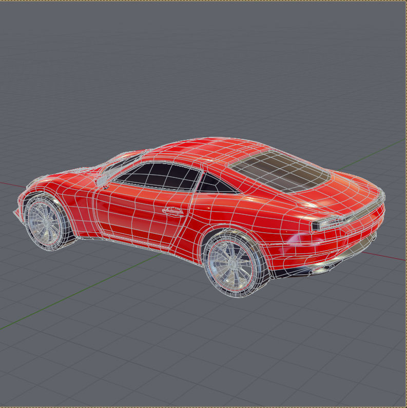 Eterox generic sports car concept 3D model_8