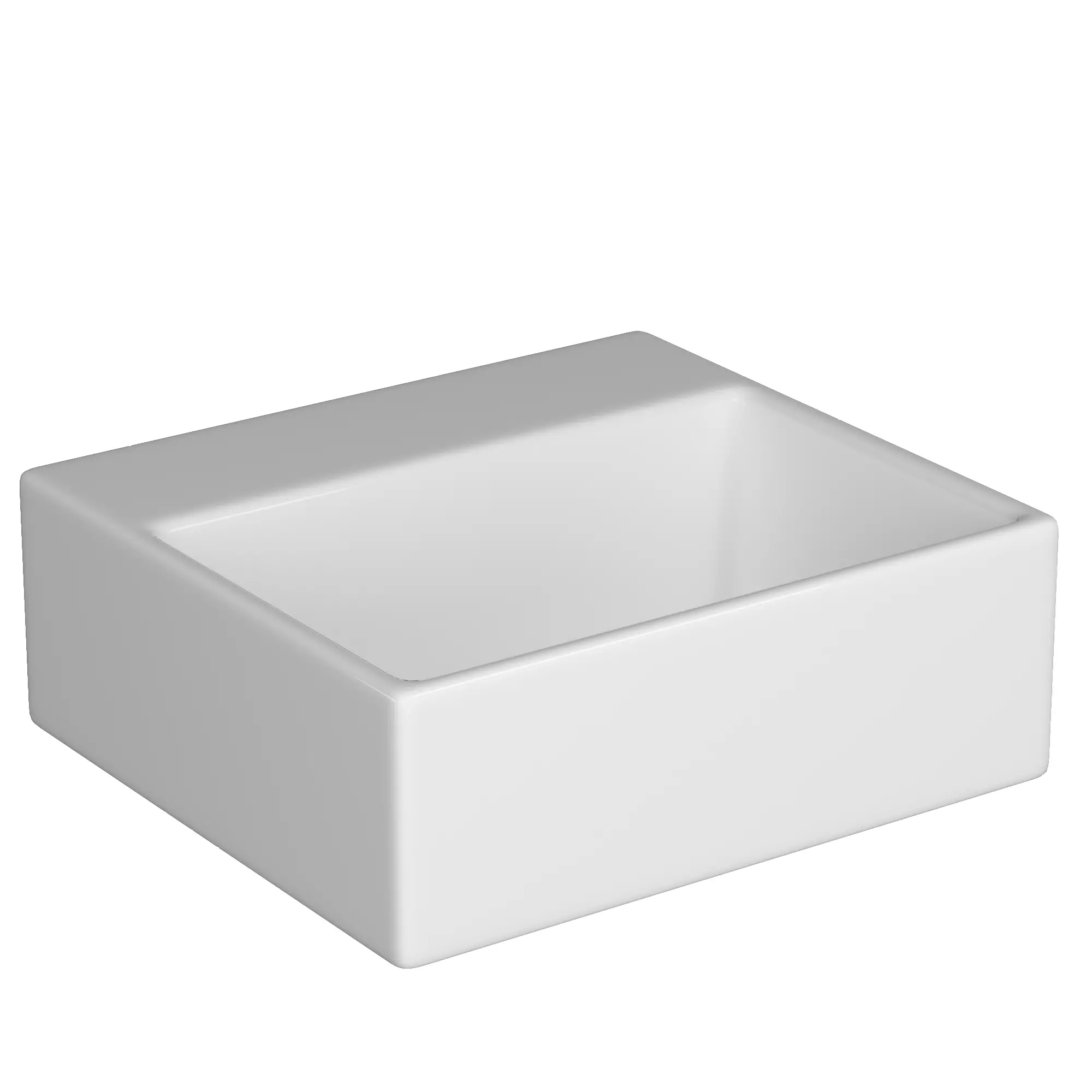 Table Top Wash Basin in Rectangle shape Modeled in 3ds max 3D model