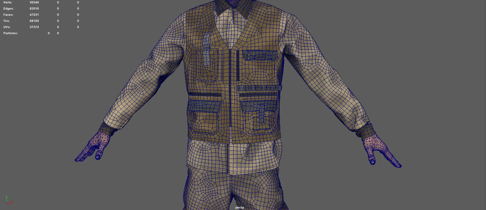 EXPLORER man in cowboy outfit 3D model_15