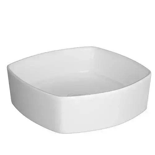 Table Top Wash Basin in Rounded Square shape Modeled in 3ds max 