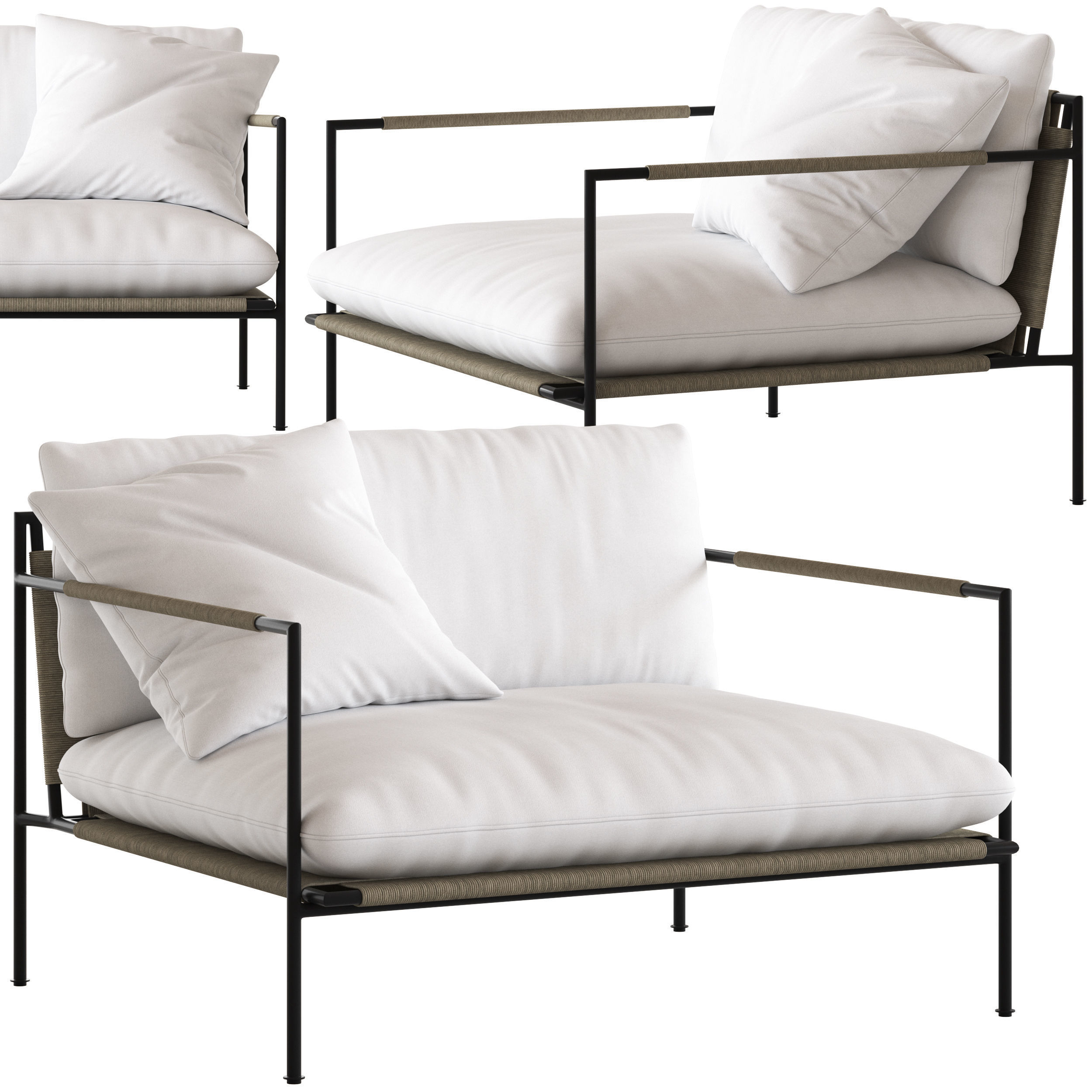 Coco Republic Malmo Outdoor Lounge Chair
