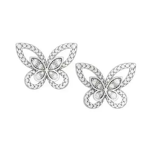 N114 Butterfly Earrings