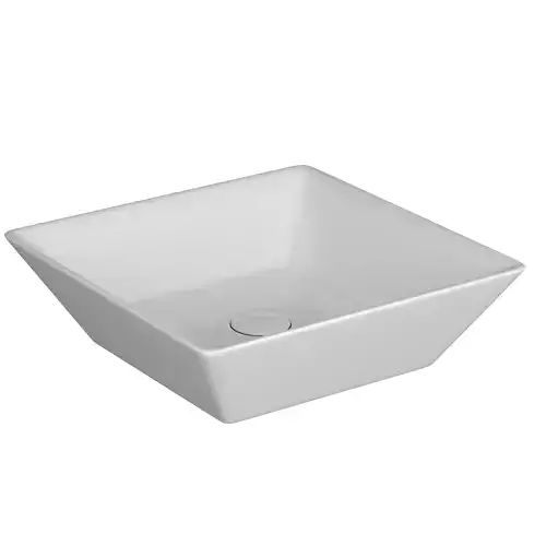 Table Top Wash Basin in Square shape Modeled in 3ds max 