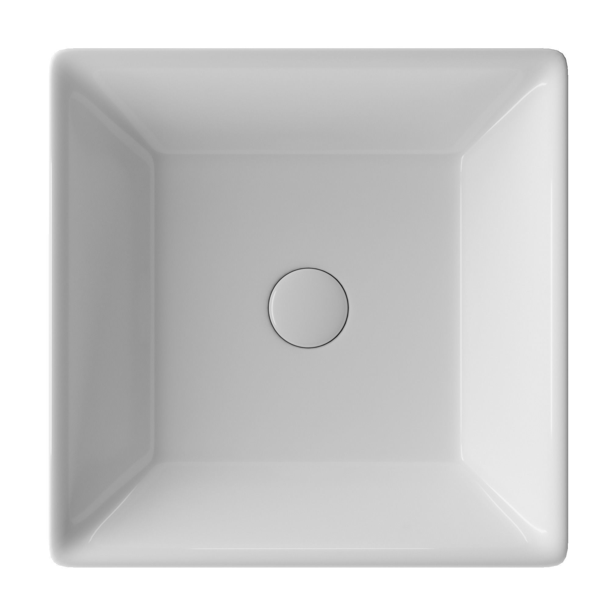 Table Top Wash Basin in Square shape Modeled in 3ds max 3D model_2