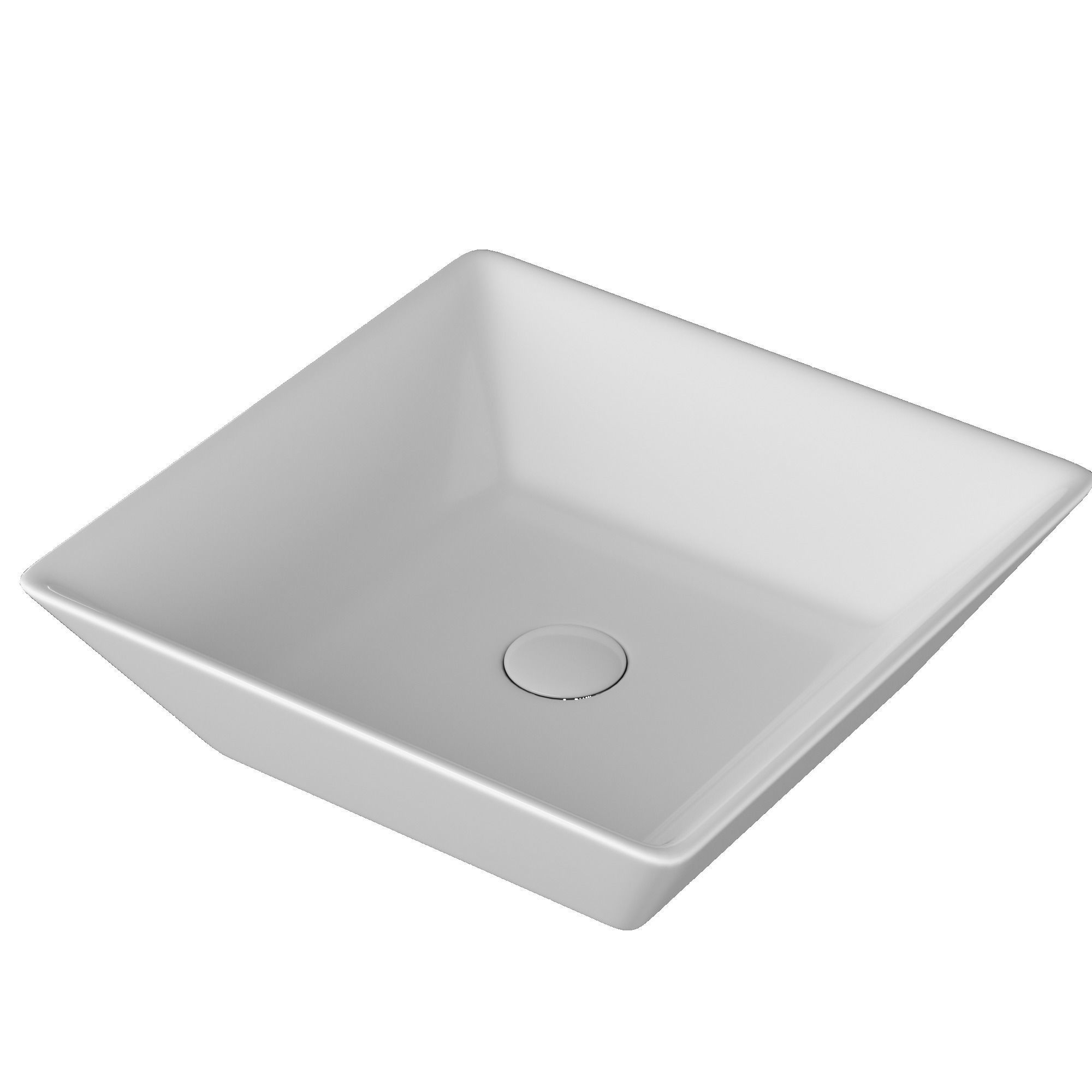Table Top Wash Basin in Square shape Modeled in 3ds max 3D model_3