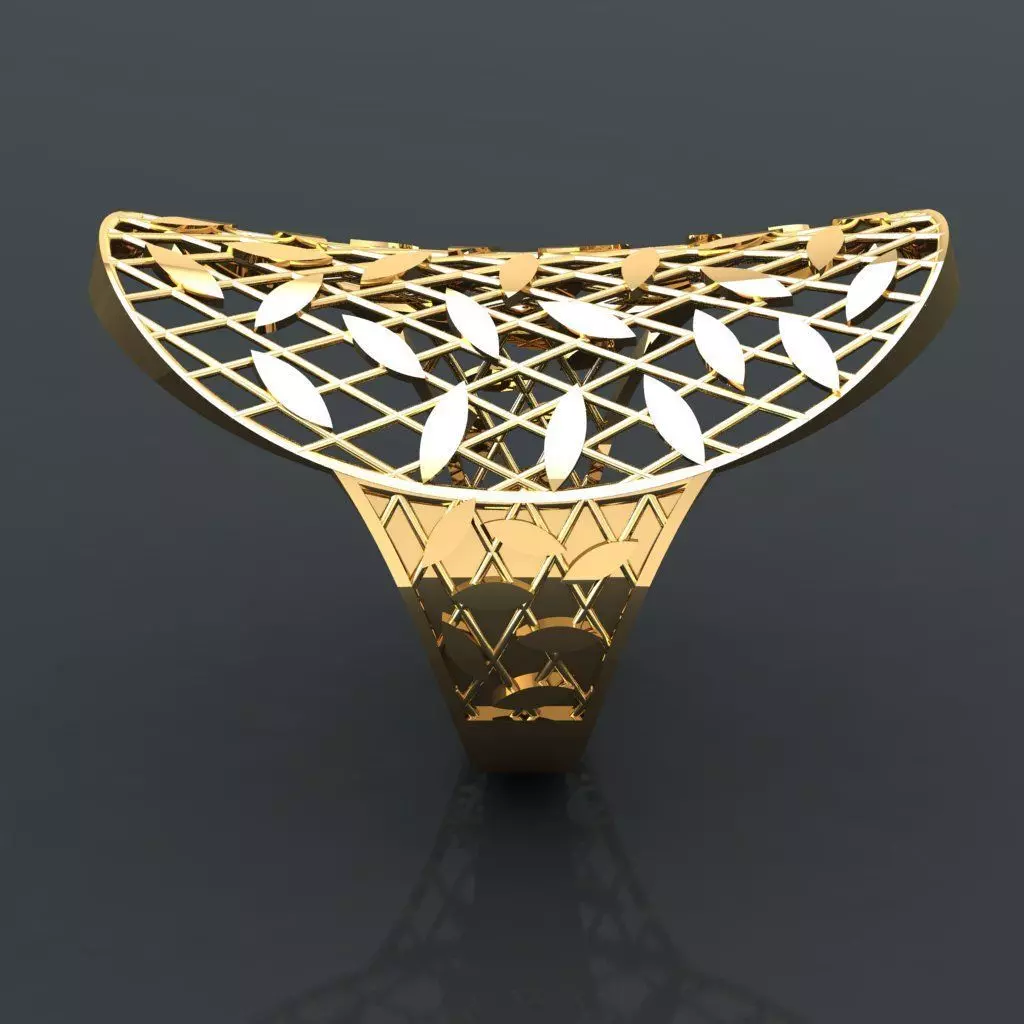 P266- Diamond ring 3D print model_0