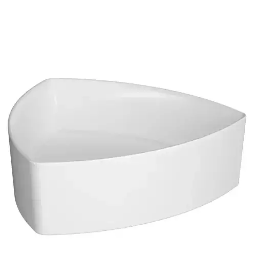 Table Top Wash Basin in Triangle shape Modeled in 3ds max 