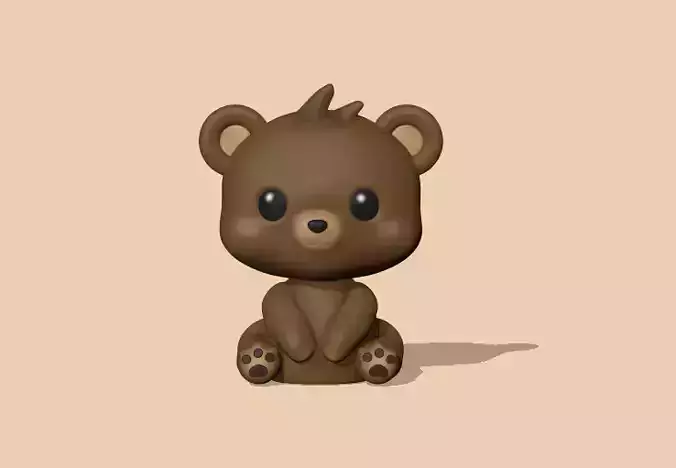 Little Bear  3D print model