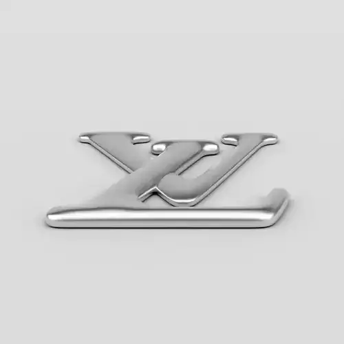 Louis Vuitton Logo 3D model