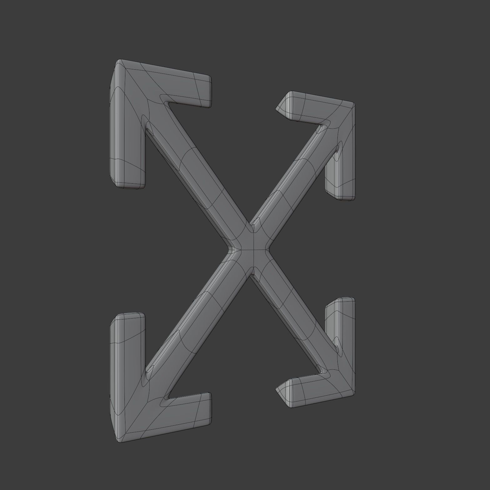 Off White Logo 3D model_14