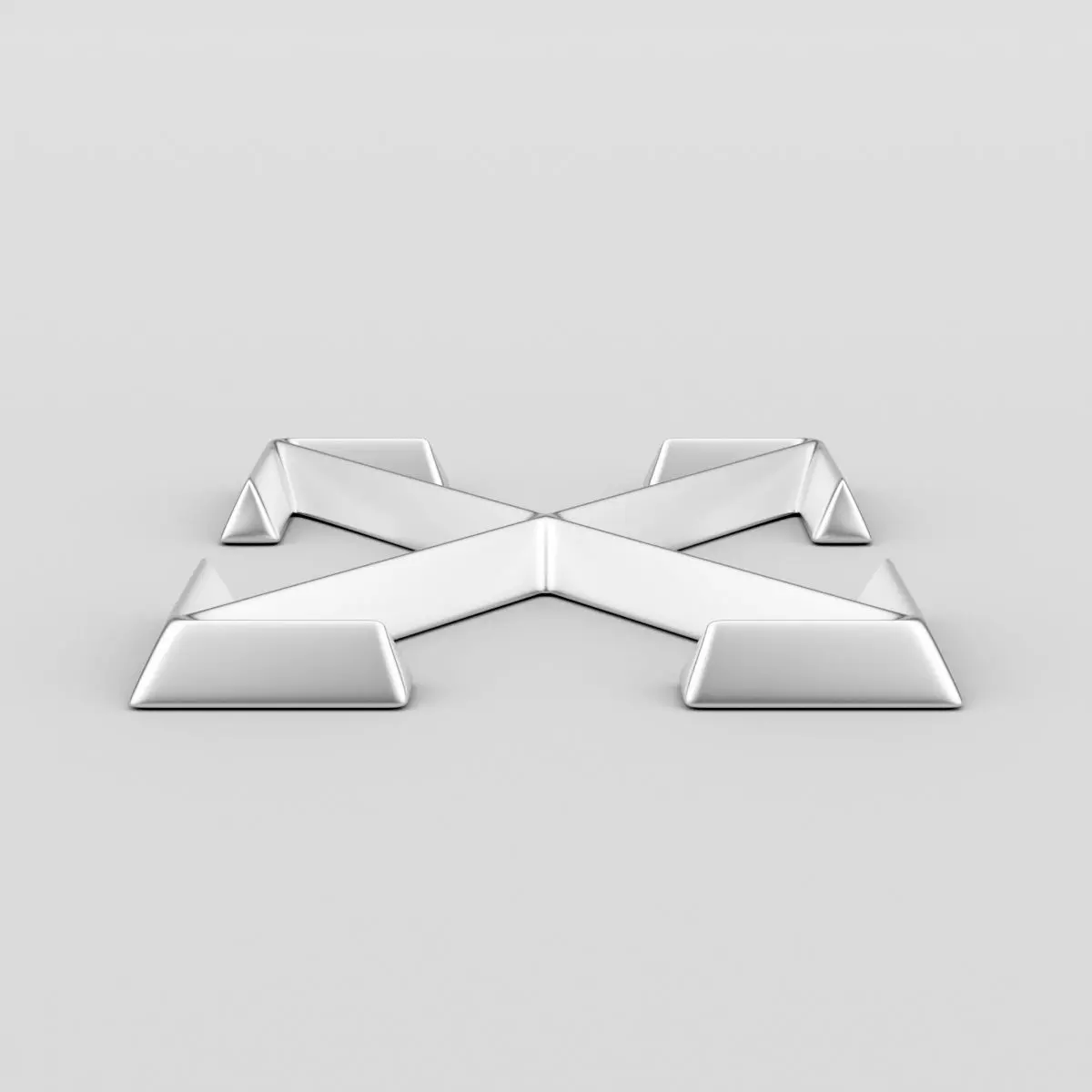 Off White Logo 3D model_0